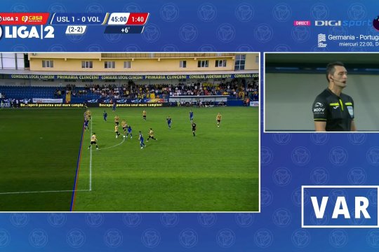 Momente tensionate la Clinceni: VAR-ul a validat golul Unirii după 4 minute de analiză