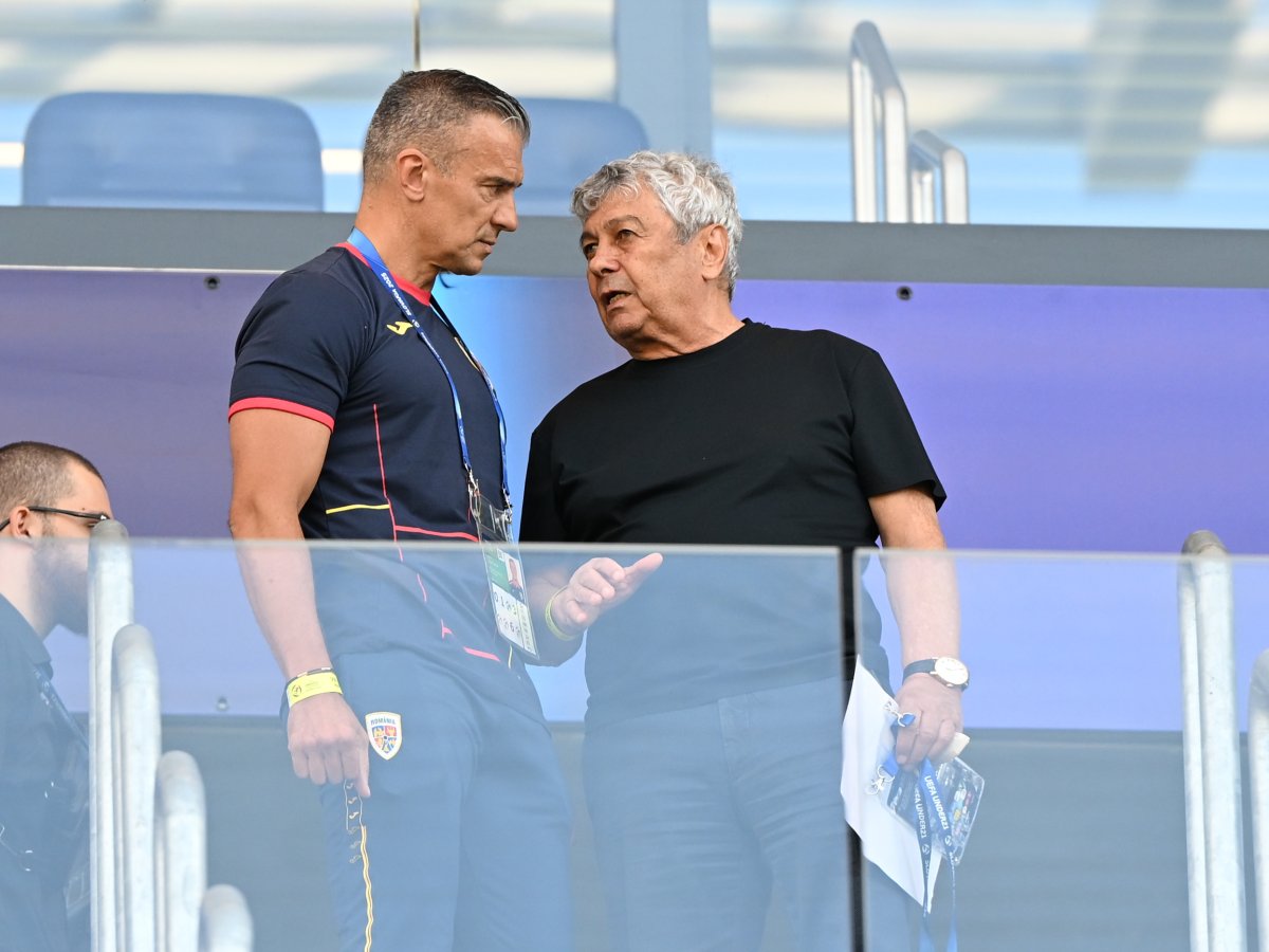 Mircea Lucescu și Daniel Pancu, la Euro U21 din Slovacia