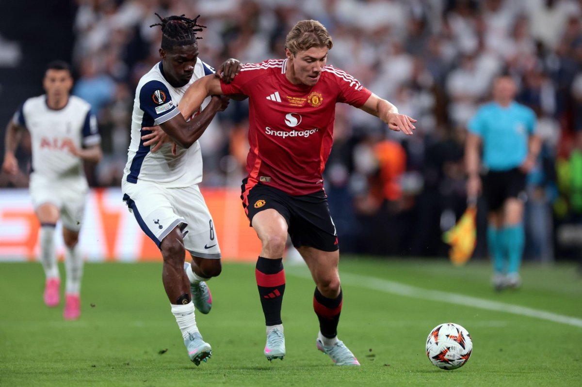 Rasmus Hojlund (22 de ani) a fost cumpărat de United pentru aproximativ 78 de milioane de euro