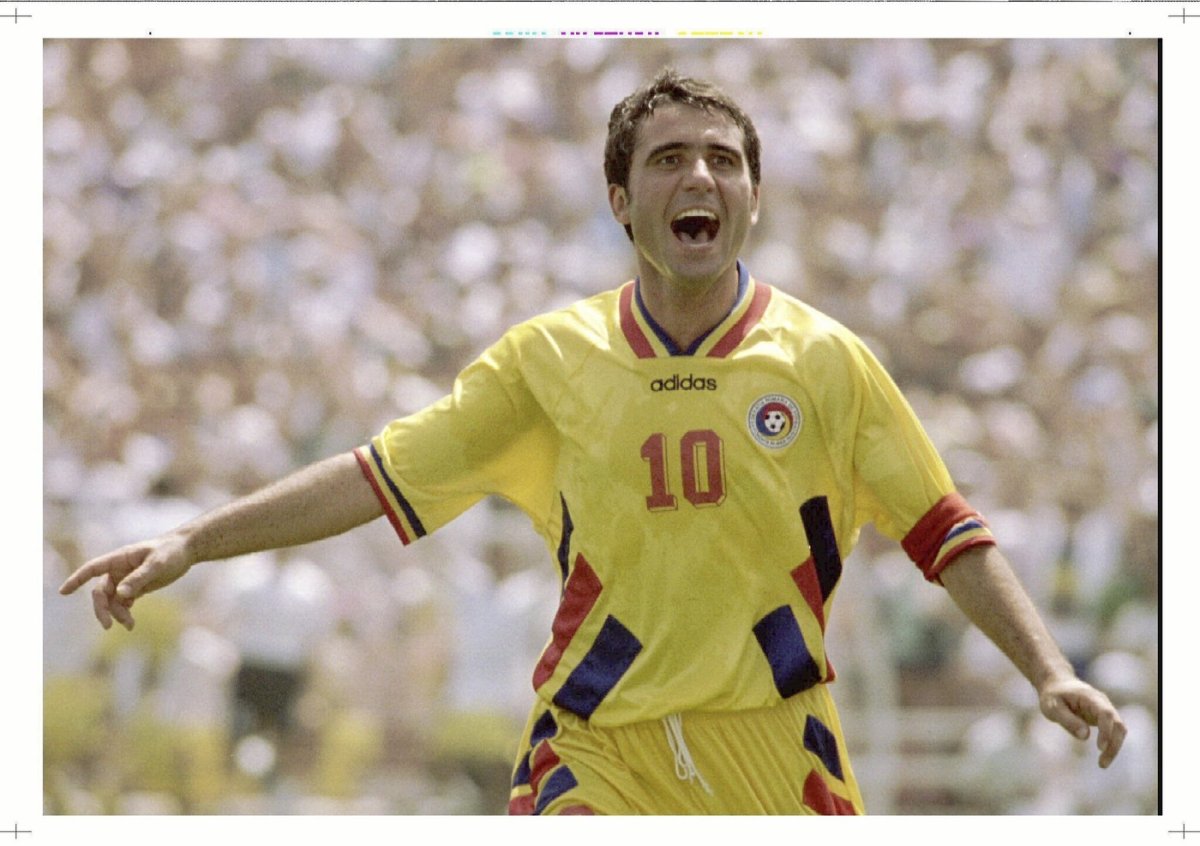 Gheorghe Hagi a marcat 35 goluri pentru România