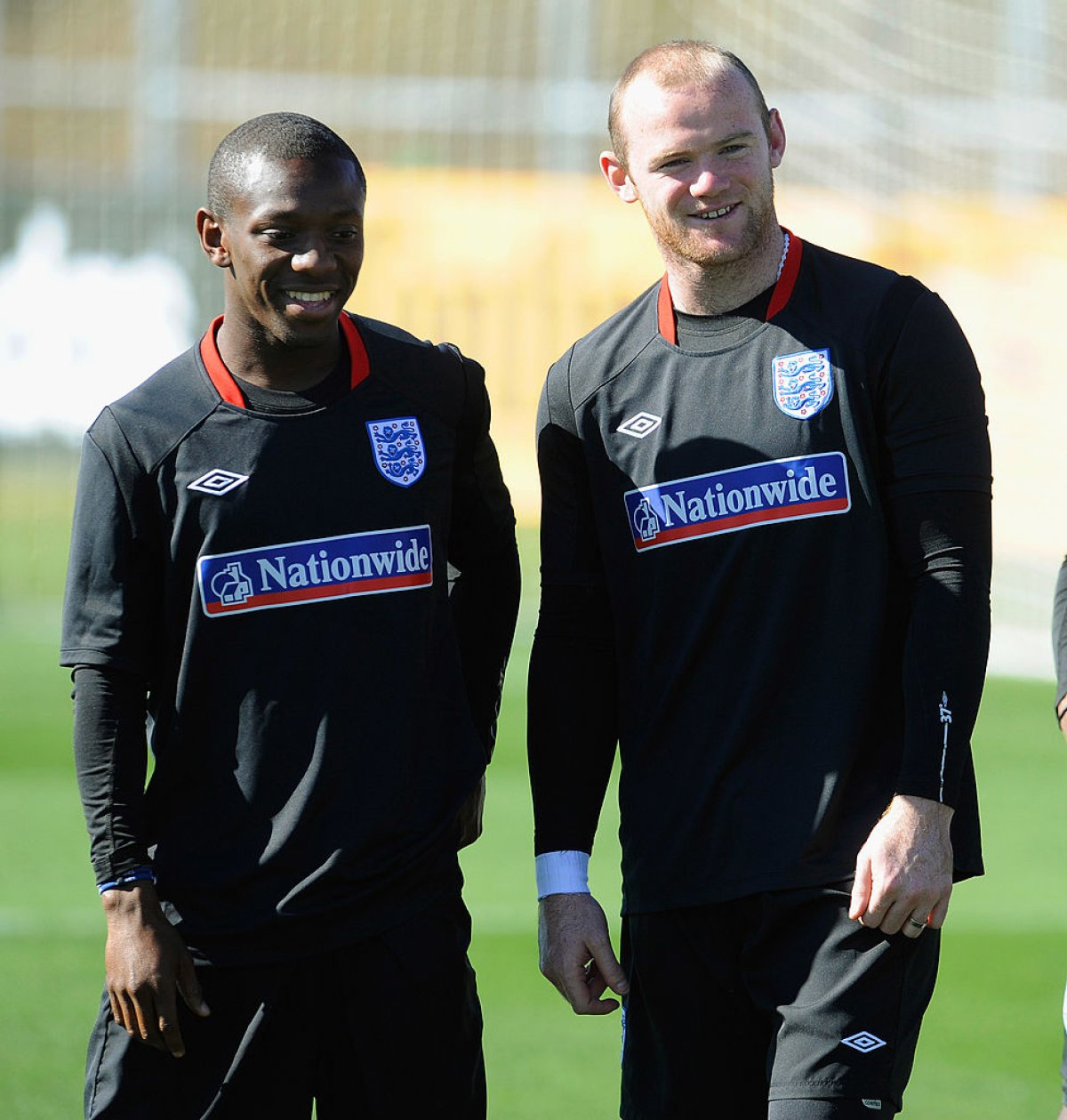 Shaun Wright-Phillips, alături de Wayne Rooney, cu ocazia unei convocări la naționala Angliei