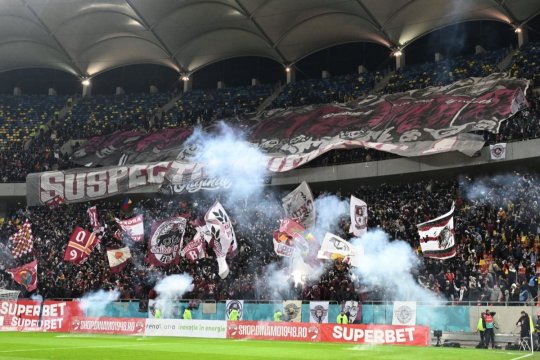 ”Cadou” pentru banner? Gafă de comunicare: fanii Rapidului au fost trimiși pe un stadion care nu mai există de doi ani