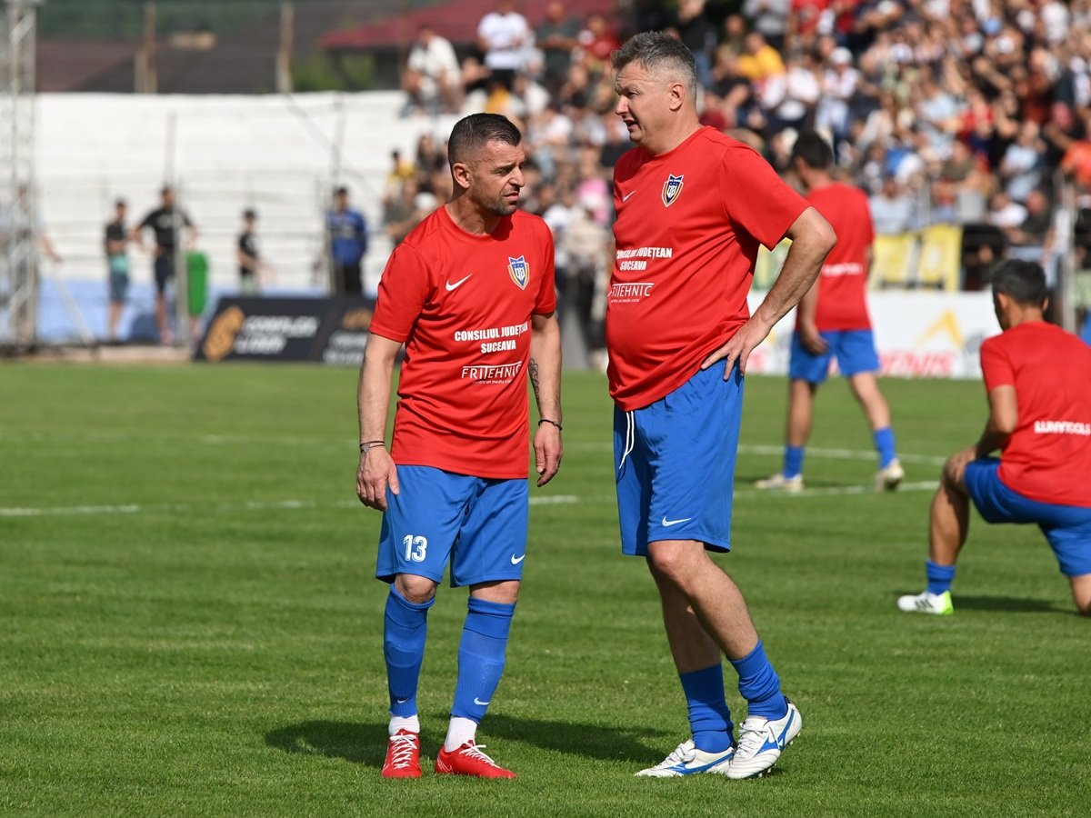 Dorin Semeghin (stânga) și Cristian Ciocoiu (dreapta)