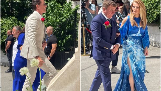 Gică Hagi și Gică Popescu și-au făcut apariția la nunta Kirei! Surorile Marilena și Luminița au întors toate privirile