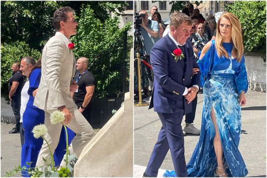 Gică Hagi și Gică Popescu și-au făcut apariția la nunta Kirei! Surorile Marilena și Luminița au întors toate privirile