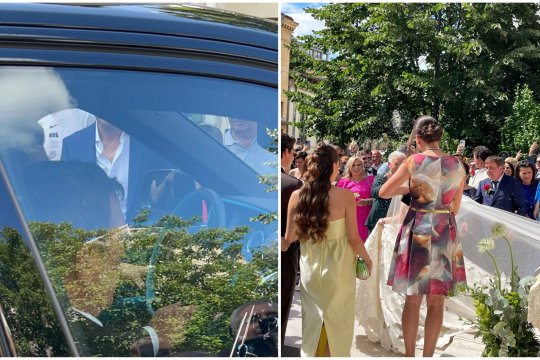 Gică Hagi a rostit doar două cuvinte după ce a văzut-o pe Kira cununată religios