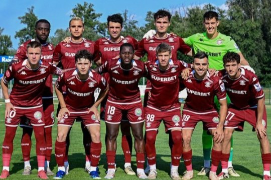 Rapid, remiză în ultimul amical din Slovenia. O gafă de portar i-a împiedicat pe giuleșteni să se impună