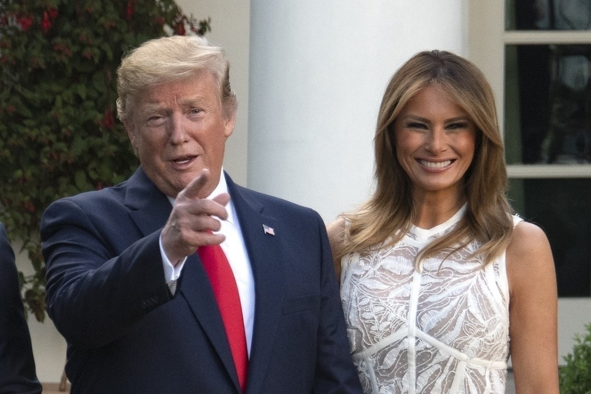 Donald Trump și soția sa, Melania