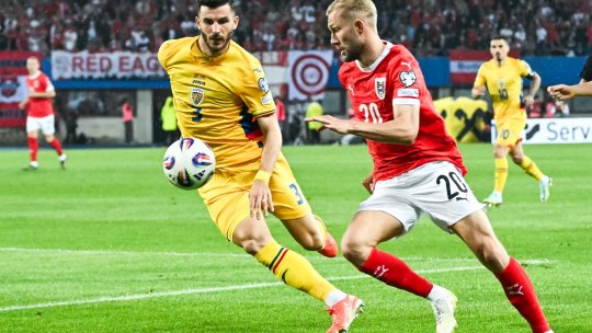 Austria - România 2-1. Tricolorii pierd la Viena la capătul unui meci în care au jucat doar în ultimele 20 de minute