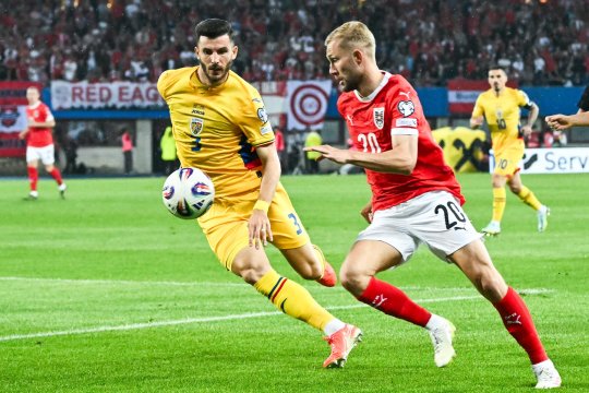 Austria - România 2-1. Tricolorii pierd la Viena la capătul unui meci în care au jucat doar în ultimele 20 de minute