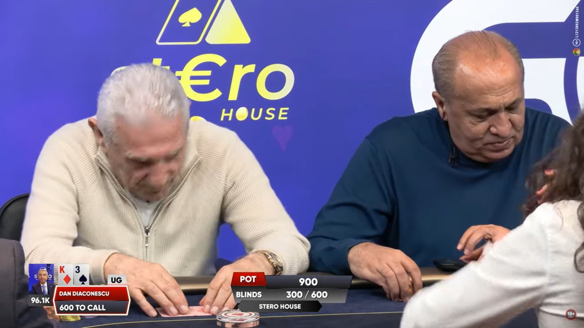 Giovanni Becali și Ionel Anton, la un joc de poker