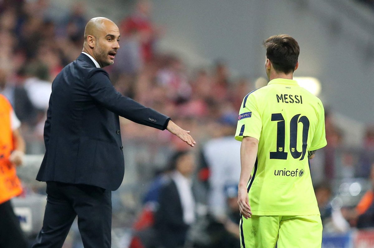Messi a fost antrenat la Barcelona de Pep Guardiola în perioada 2008-2012