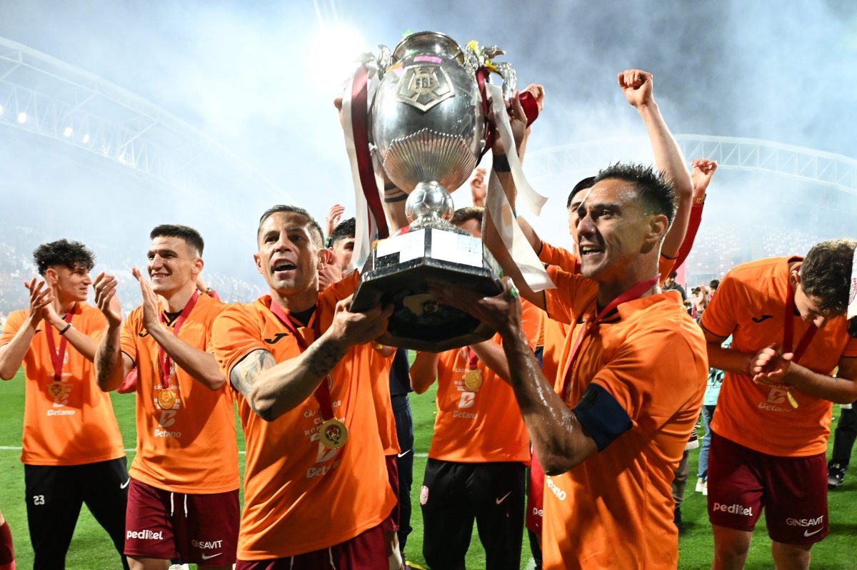 CFR Cluj s-a calificat în Europa League după ce a câștigat Cupa României împotriva celor de la Hermannstadt, scor 3-2