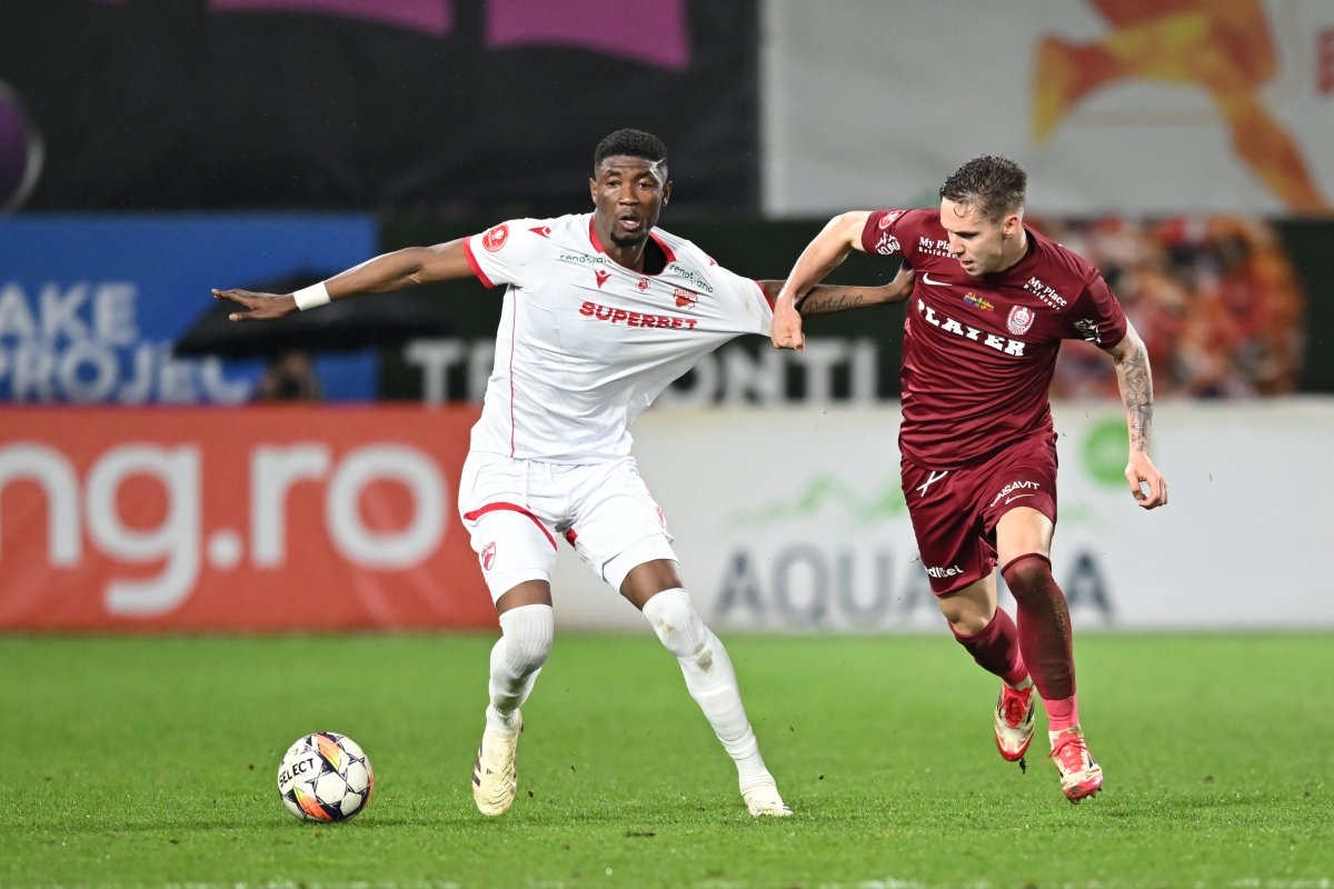 Kennedy Boateng, într-un duel cu Louis Munteanu