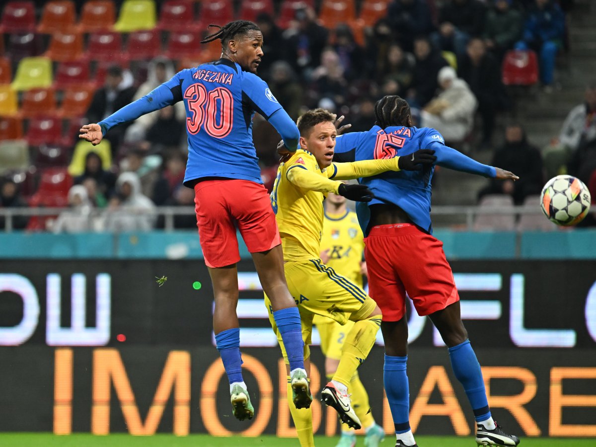 Ngezana a fost integralist în primă partida europeană a FCSB-ului din acest sezon