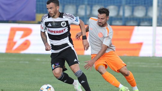 Metaloglobus - U Cluj 1-4. Trupa bucureșteană debutează cu eșec în SuperLiga! ”Șepcile roșii” nu au strălucit, dar s-au impus fără probleme.