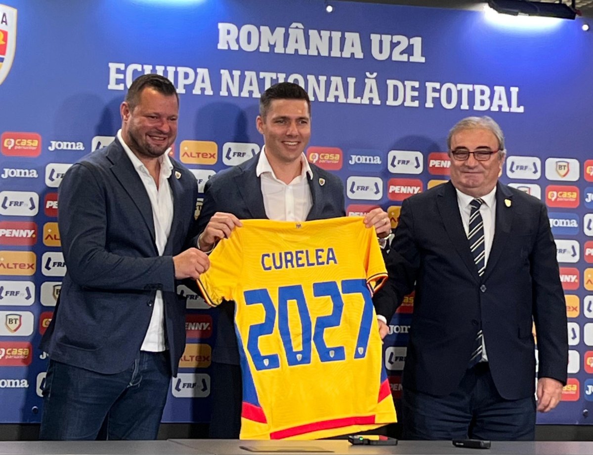 Costin Curelea a fost prezentat oficial drept noul selecționer al României U21