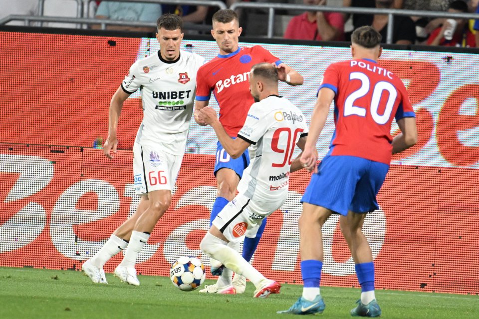 FCSB și Hermannstadt au remizat în ultimul meci direct, 1-1