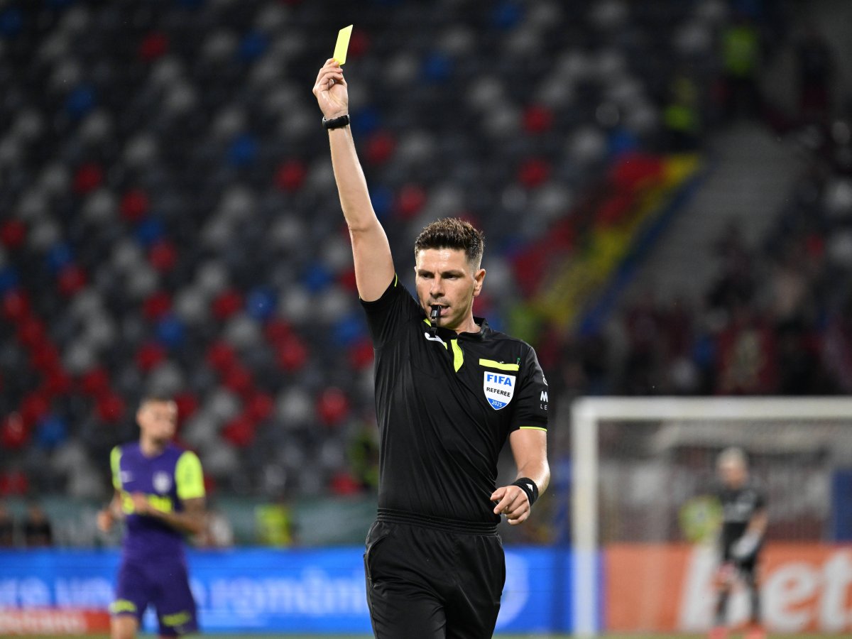 Marian Barbu a arbitrat meciul din Supercupa României, câștigat de FCSB în fața celor de la CFR Cluj, scor 2-1