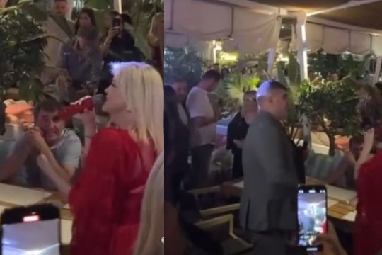 Imagini inedite cu Gică Hagi. ”Regele”, vrăjit pe o terasă din Mamaia. Momentul a devenit viral