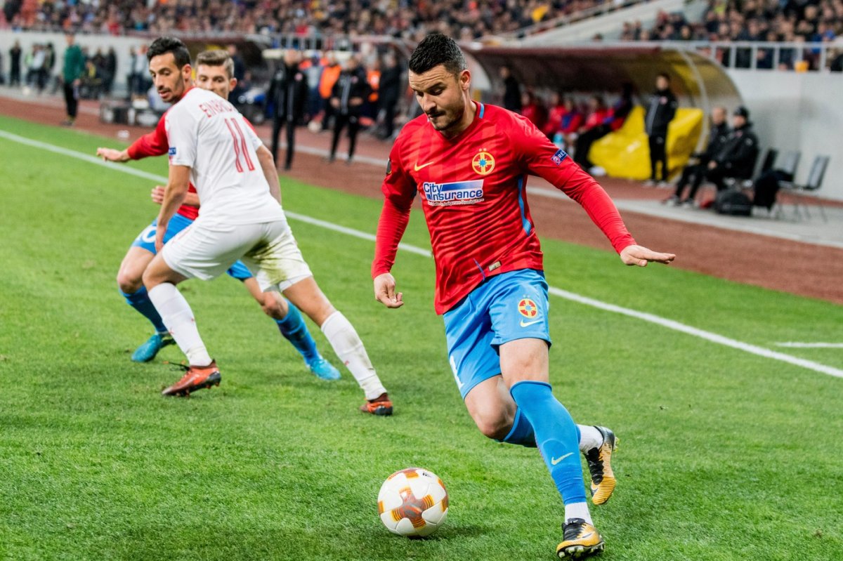 Constantin Budescu a fost unul dintre cei mai buni fotbaliști de la FCSB în sezonul 2017-2018