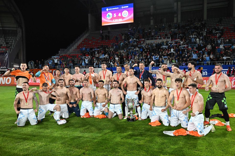 Corvinul Hunedoara a câștigat Cupa României în premieră în 2023
