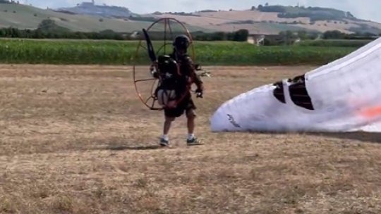 Nu a știut că a imortalizat ultimul zbor al partenerului ei. Clipul emoționant postat de Mihaela Rădulescu la două zile de la moartea lui Felix Baumgartner