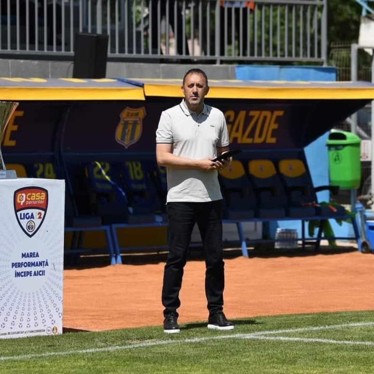 Ilie Lemnaru, președintele Unirii Slobozia