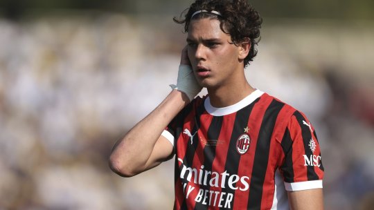 Matteo Duțu a marcat pentru Milan într-un duel contra semifinalistei Champions League