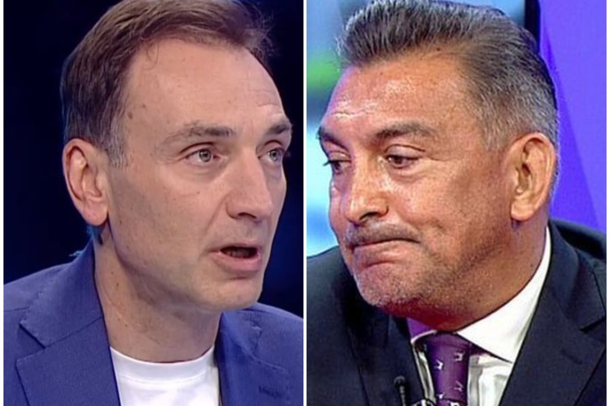 Radu Naum (stânga) și Ilie Dumitrescu (dreapta) s-au contrazis pe tema rezultatelor slabe obținute de echipele românești în cupele europene