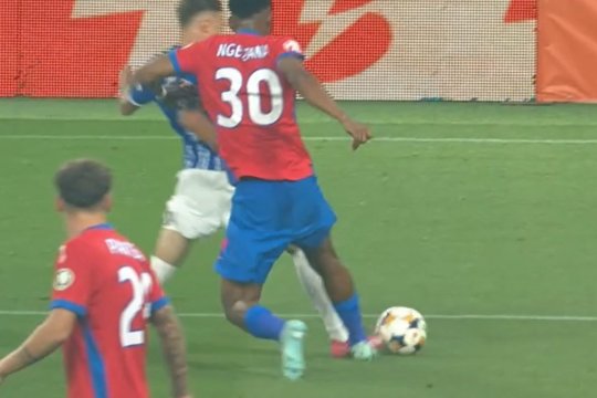 Ngezana a comis un nou penalty! VAR a verificat atent faza controversată din FCSB - Farul