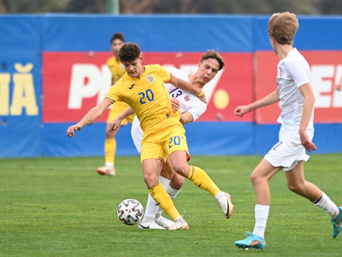 Raul Stanciu are 5 selecții pentru naționala U18 a României