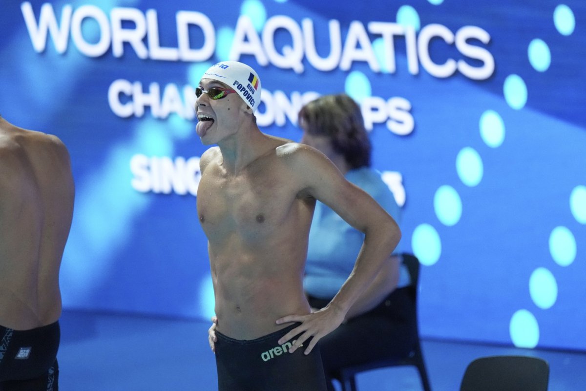 David Popovici are două medalii la Jocurile Olimpice