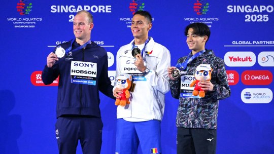 Cum au reacționat francezii după ce David Popovici a devenit campion mondial la proba de 200 metri liber