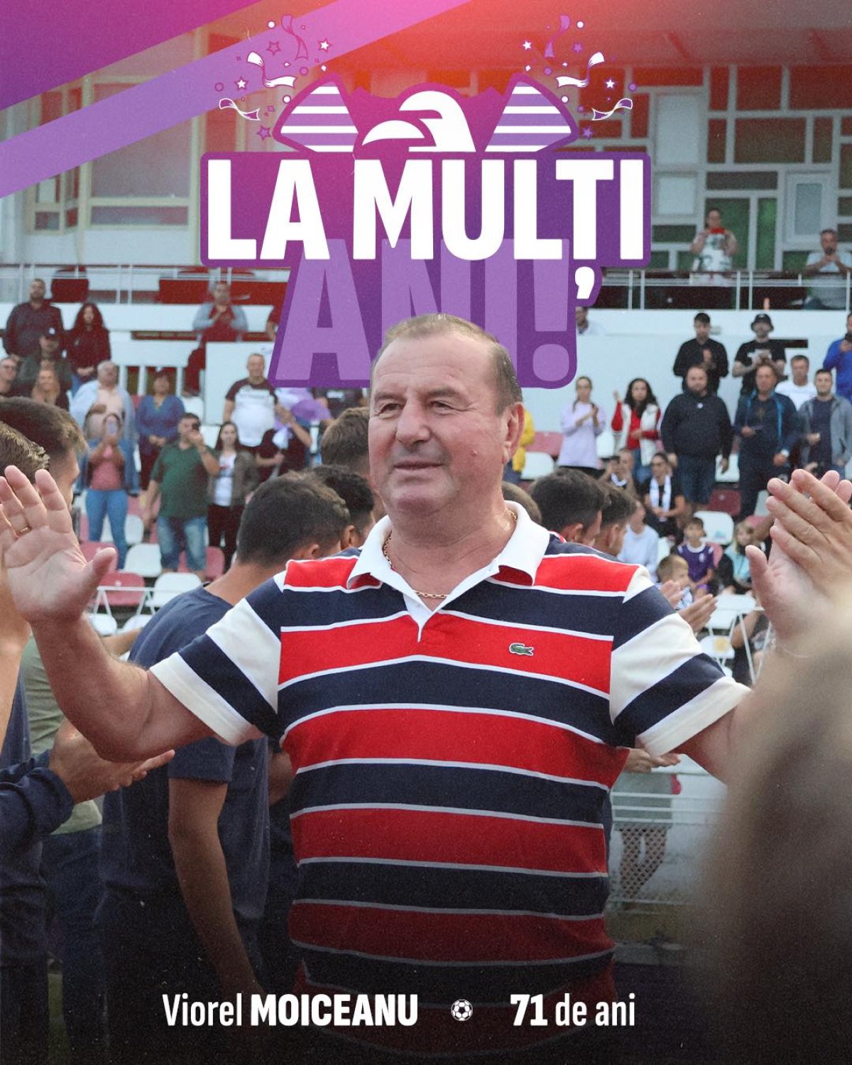 Moiceanu a împlinit 71 de ani pe 5 iulie