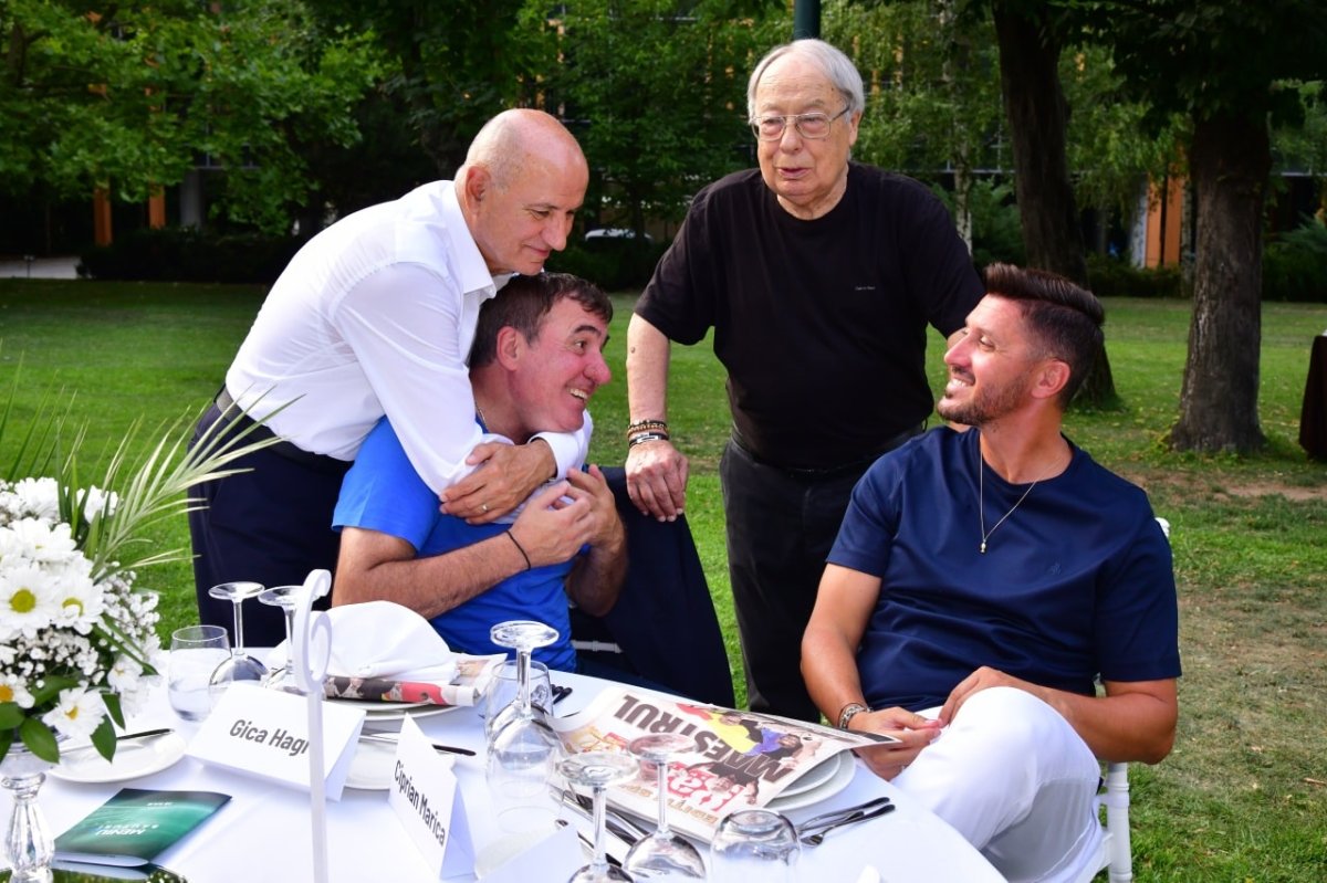 George Copos, Gică Hagi, Ovidiu Ioanițoaia și Ciprian Marica s-au numărat printre invitații de marcă ai lui Il Luce