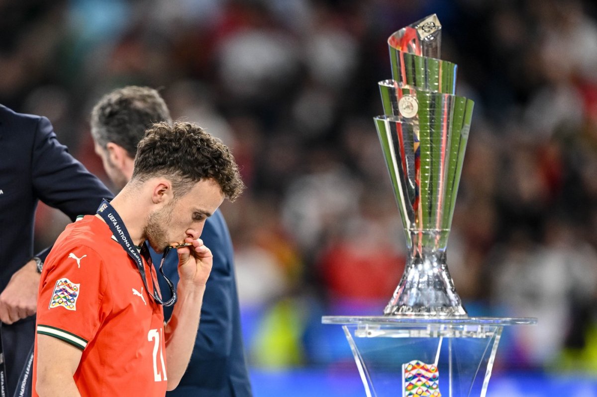 Diogo Jota a avut 49 de prezențe pentru naționala Portugaliei