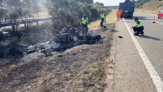 Ce mașină conducea Diogo Jota în momentul accidentului. Din ea a mai rămas doar o grămadă de cenușă