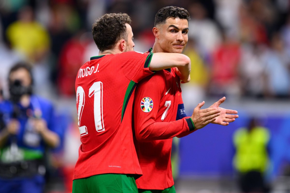 Cristiano Ronaldo și Diogo Jota au fost colegi la naționala Portugaliei