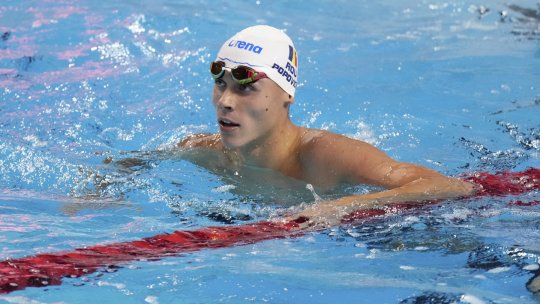 David Popovici, prima reacție după al doilea aur mondial: ”Îmi imaginez că sunt singur în bazin”