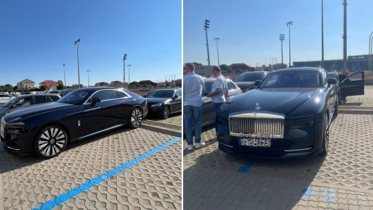 Mihai Rotaru se respectă. Patronul Craiovei a venit la stadion cu bolidul de 500.000 de dolari