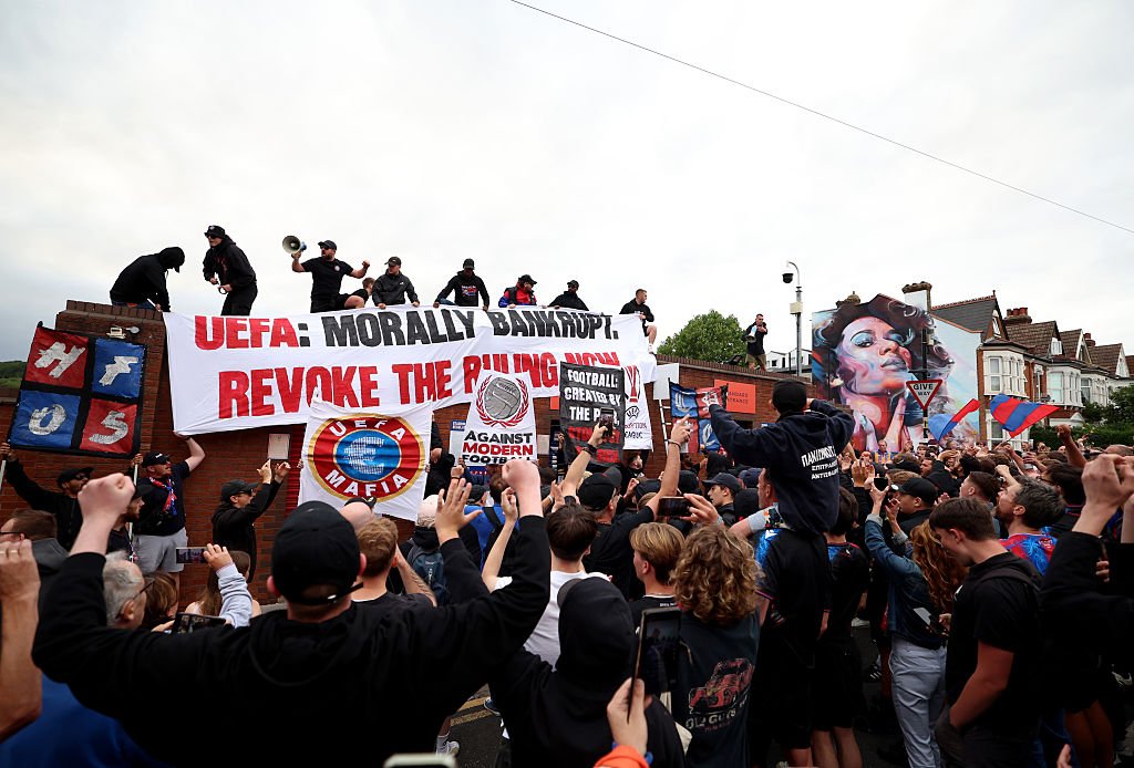Protestele declanșate de fanii lui Crystal Palace la adresa UEFA au fost în zadar