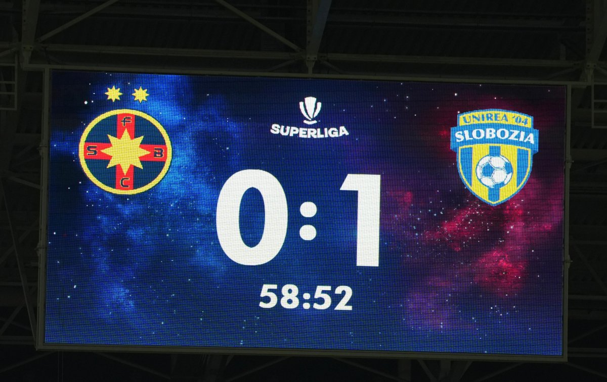 FCSB, eșec umilitor cu Slobozia