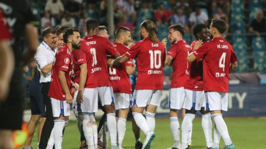 Fostul jucător din Giulești a deschis scorul în Oțelul - Rapid! Ce a făcut după ce a marcat în poarta lui Stolz