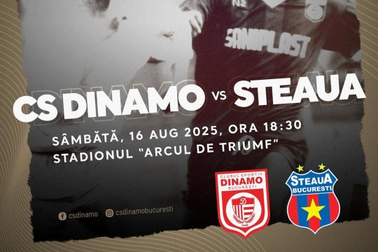 Cum a promovat CS Dinamo meciul cu Steaua. Suporterii s-au enervat: ”Postare rușinoasă”