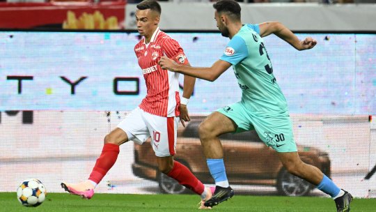 Dinamo - UTA Arad 1-1. ”Câinii” au terminat meciul cu doi oameni mai puțin