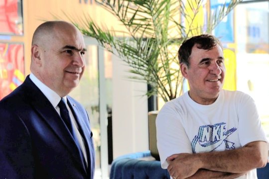 Premierul Ilie Bolojan, în vizită la ”regele” Gică Hagi