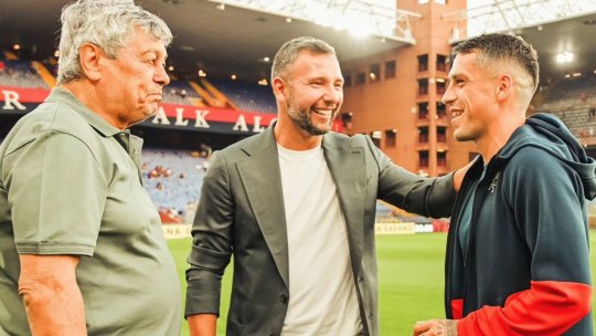 Super-gol marcat de Nicolae Stanciu la debutul pentru Genoa, cu Mircea Lucescu în tribună