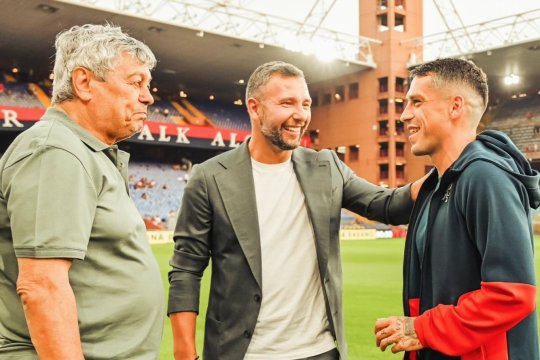 Super-gol marcat de Nicolae Stanciu la debutul pentru Genoa, cu Mircea Lucescu în tribună