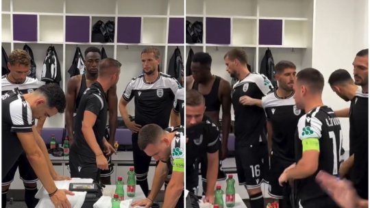 Jucătorii lui Răzvan Lucescu l-au depășit pe Gigi Becali! Sărută icoana în vestiar inaintea unui meci din Europa League!